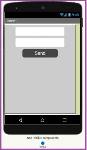 Send data to google sheet from mit app inventor